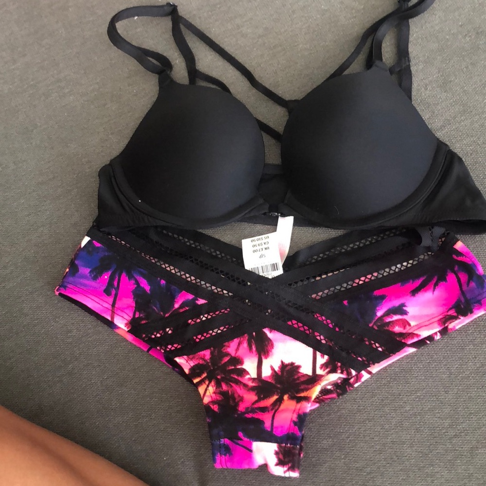 PINK bra and panty set